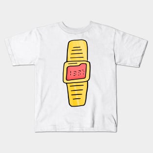 Retro Watch Doodle Star Kids T-Shirt